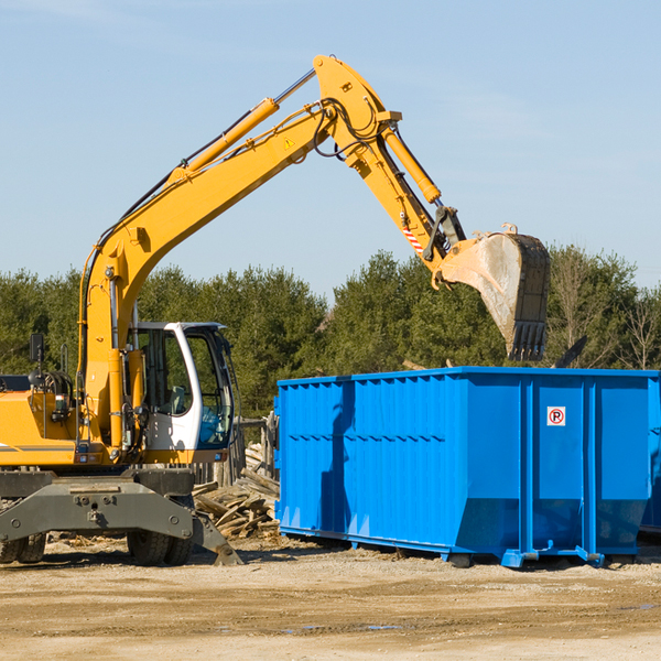 what size residential dumpster rentals are available in Copperton Utah